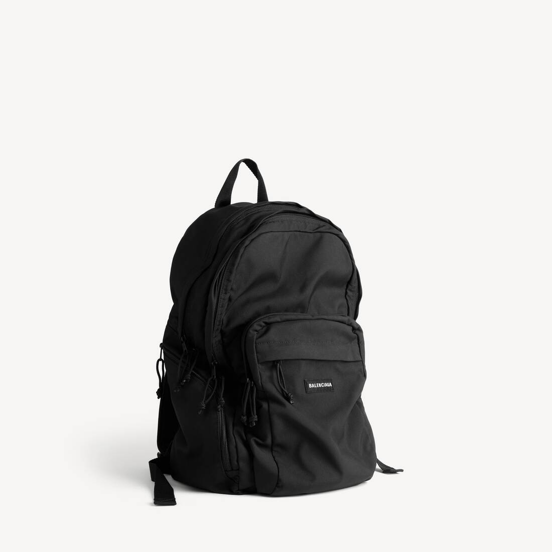 Herrars Explorer multipocket ryggsäck i svart