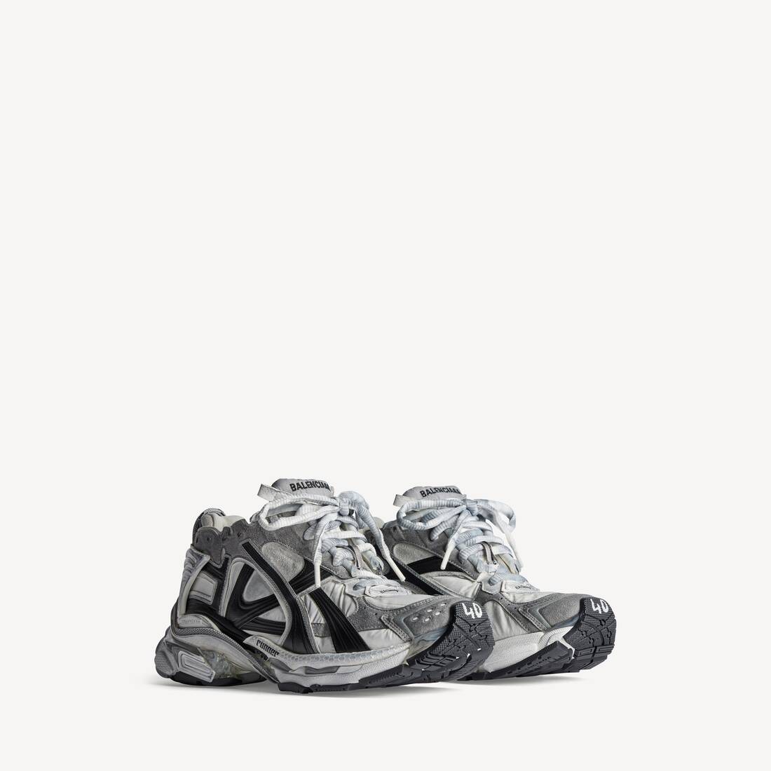 Damas löpande sneakers i grått