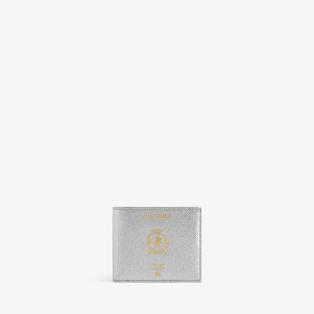 Herrans passfodrad plånbok i silver