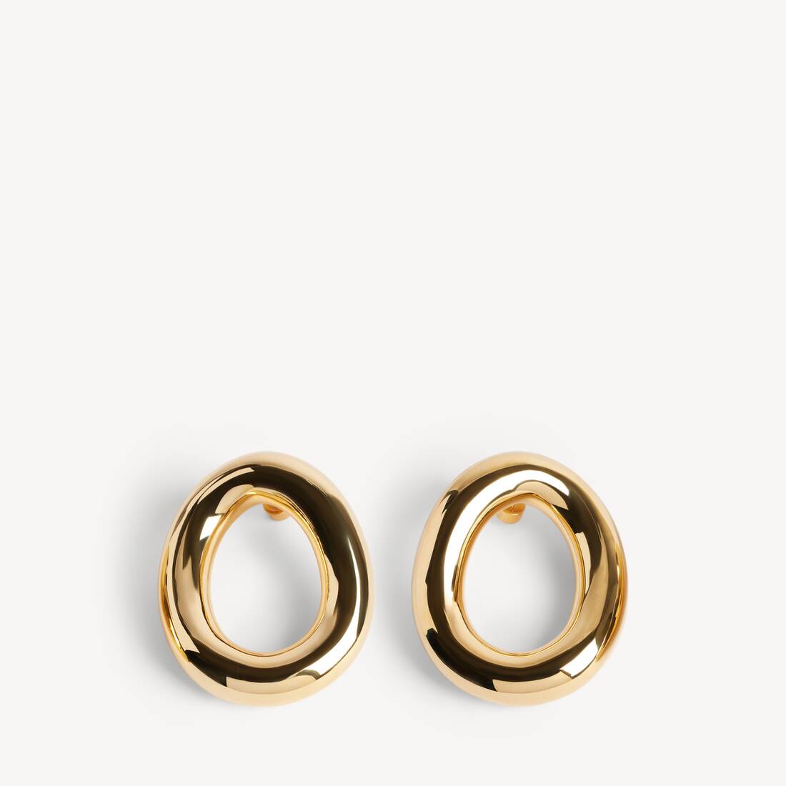 Kvinnors Eisa Ellipse örhängen i glänsande guld