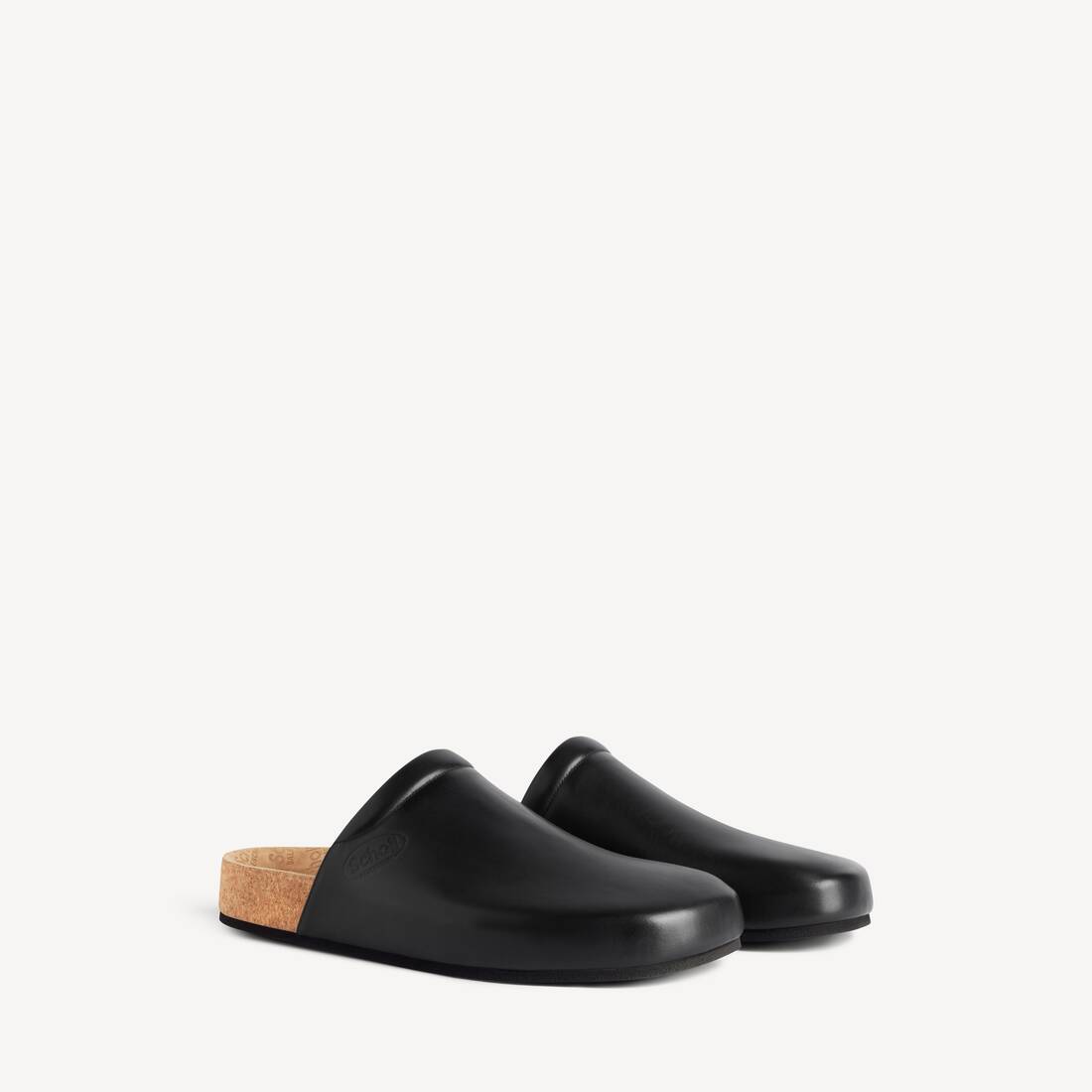Herrars Balenciaga I Scholl Flat Mule i svart