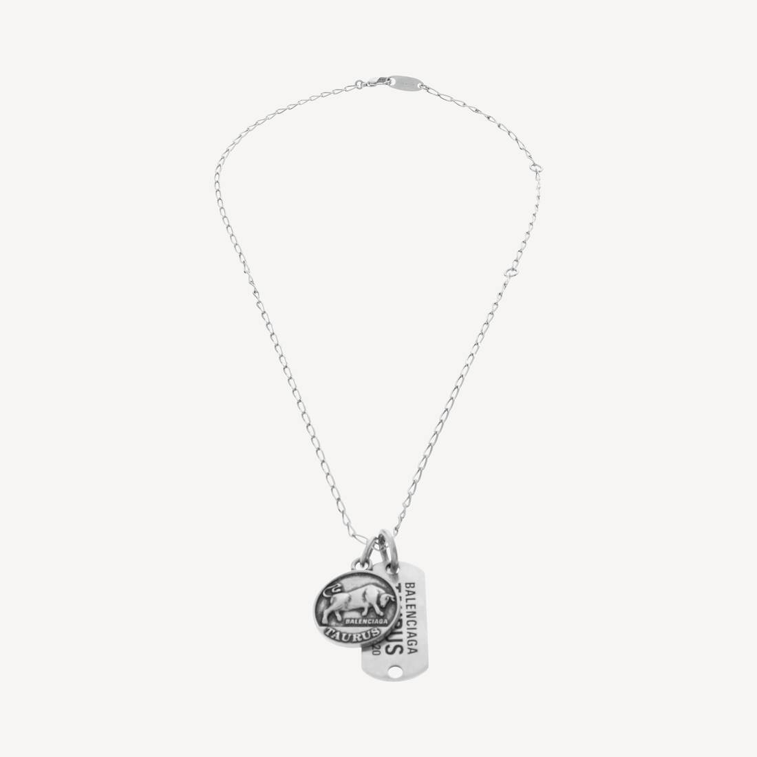 Horoskop Taurus halsband i silver