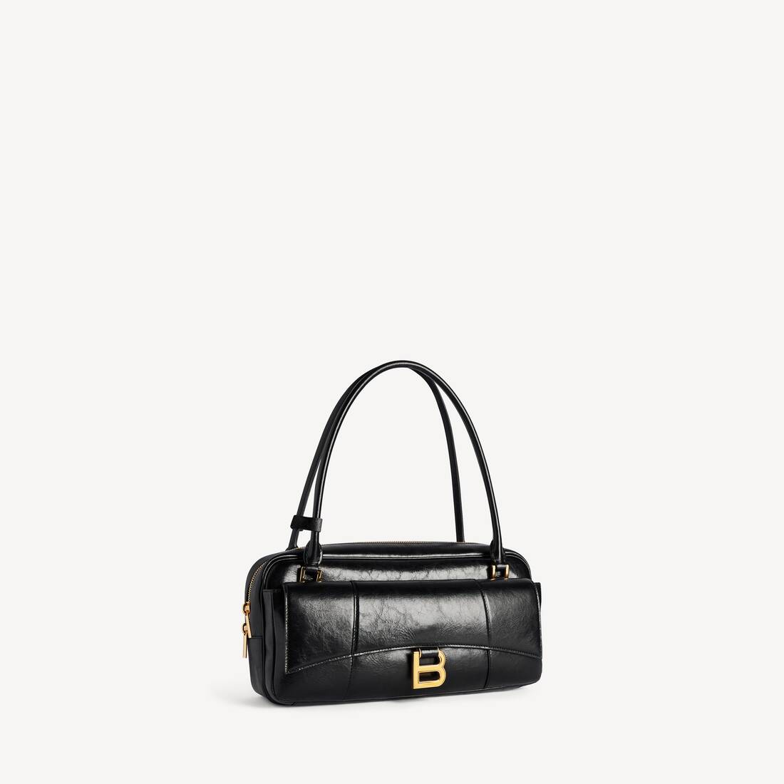 Damas hourglass flat bowlingtas i svart