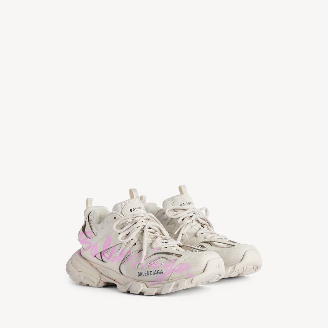 Damenskridsko Signature i beige/rosa