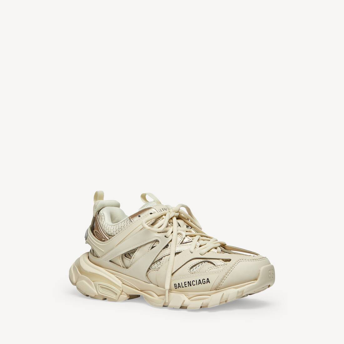 Damens trackstövlar i beige