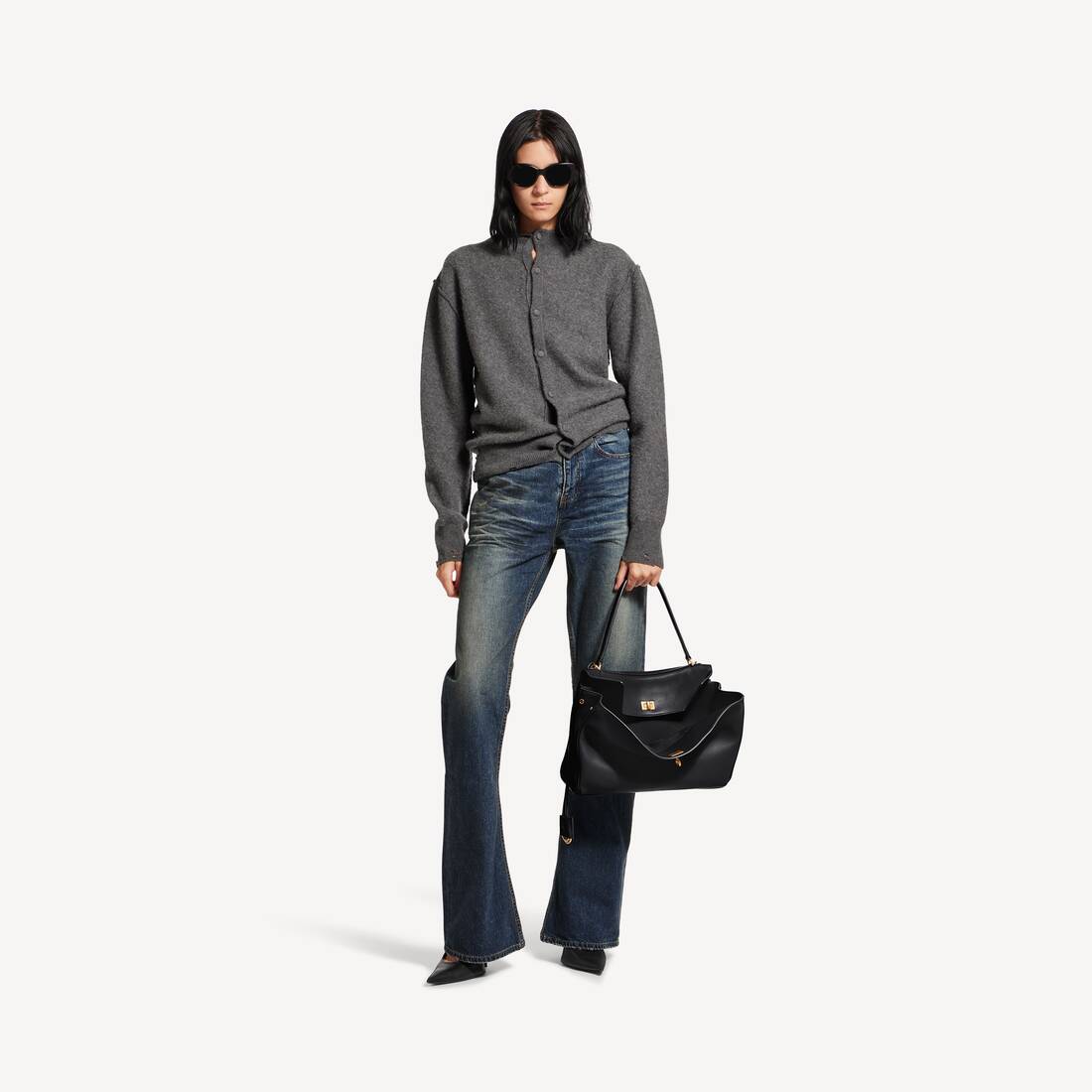 Damas bootcut byxor i blått