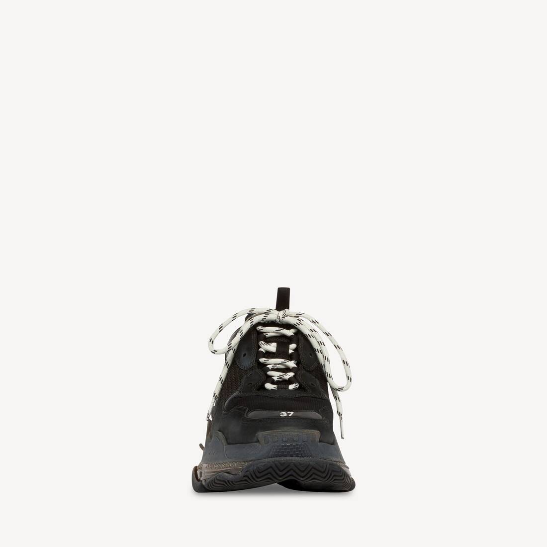 Damas Triple S Clear Sole Sneaker i svart