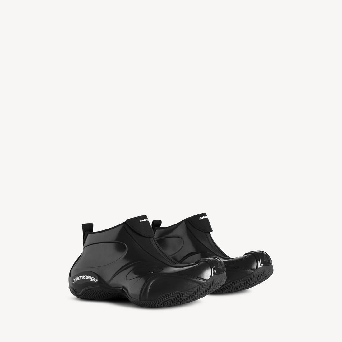 Herrarnas basketballsneaker i svart