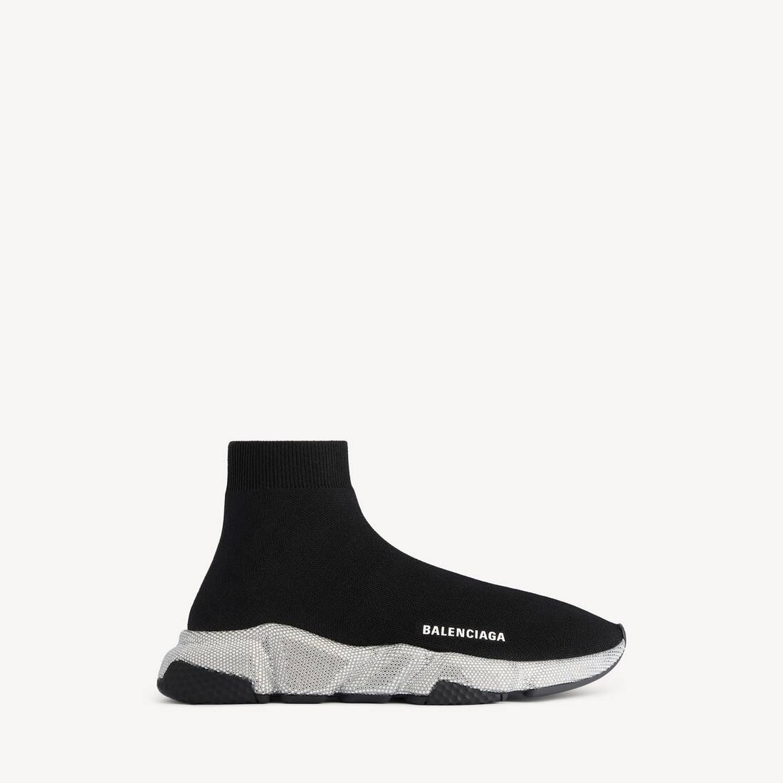Damas Speed Recycled Knit Sneaker med strass i svart