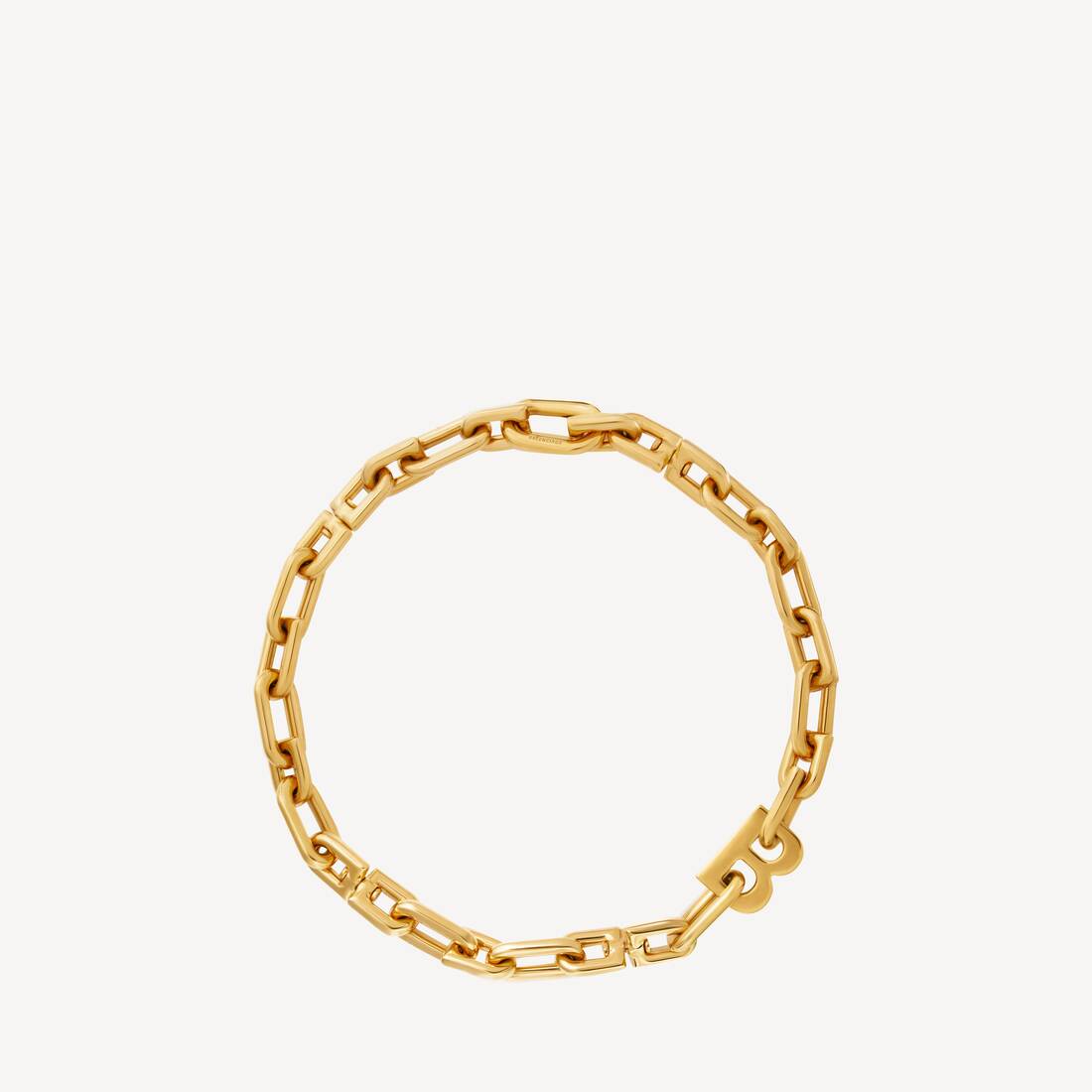 B Chain-tunn halsband i guld