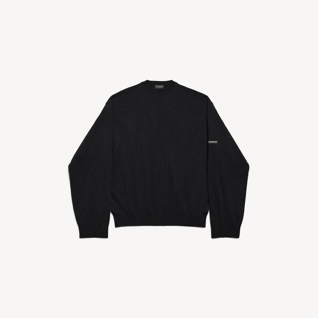 Herrarnas crewnecktröja i svart