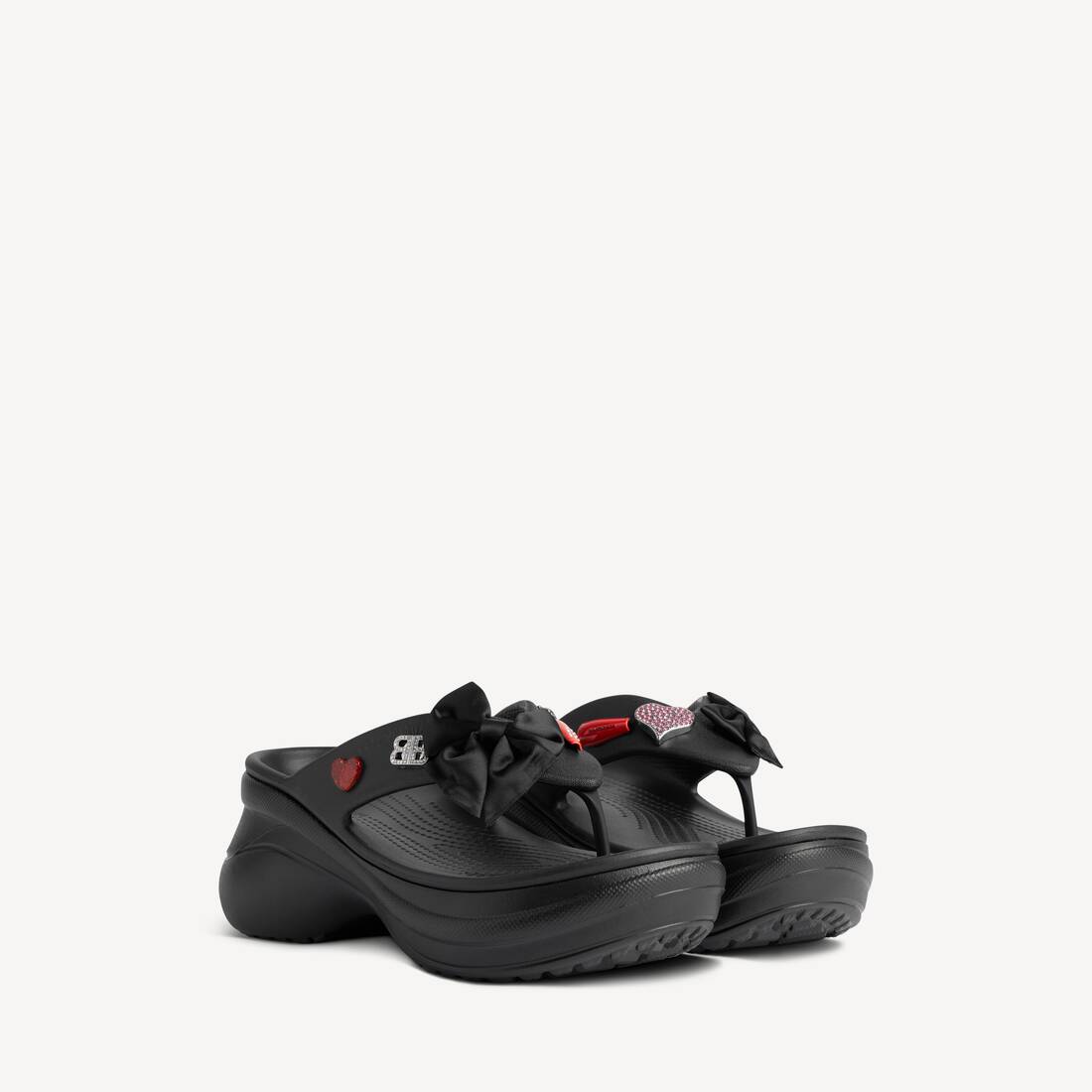 Kvinnors Crocs™ Thong Jibbitz™ i svart