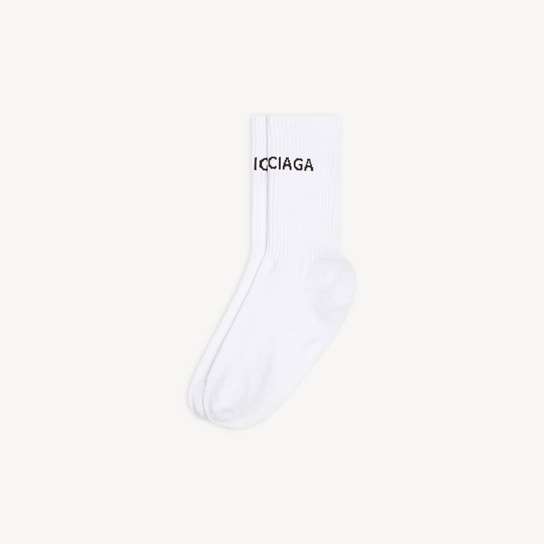 Herrars Balenciaga-strumpor i vitt