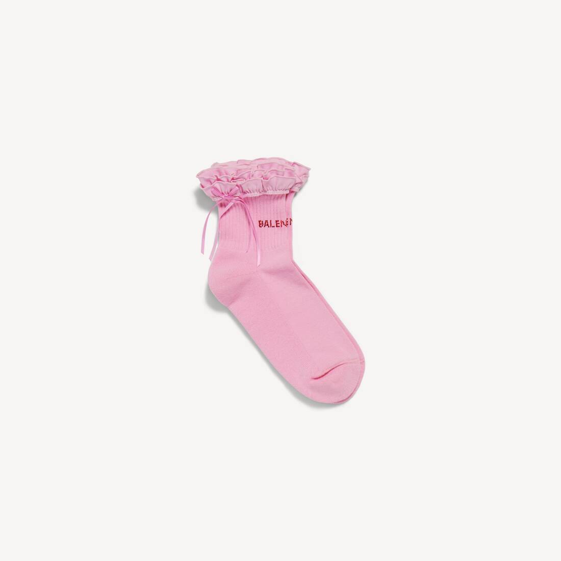 Kvinnors knäppsockor i rosa/röd