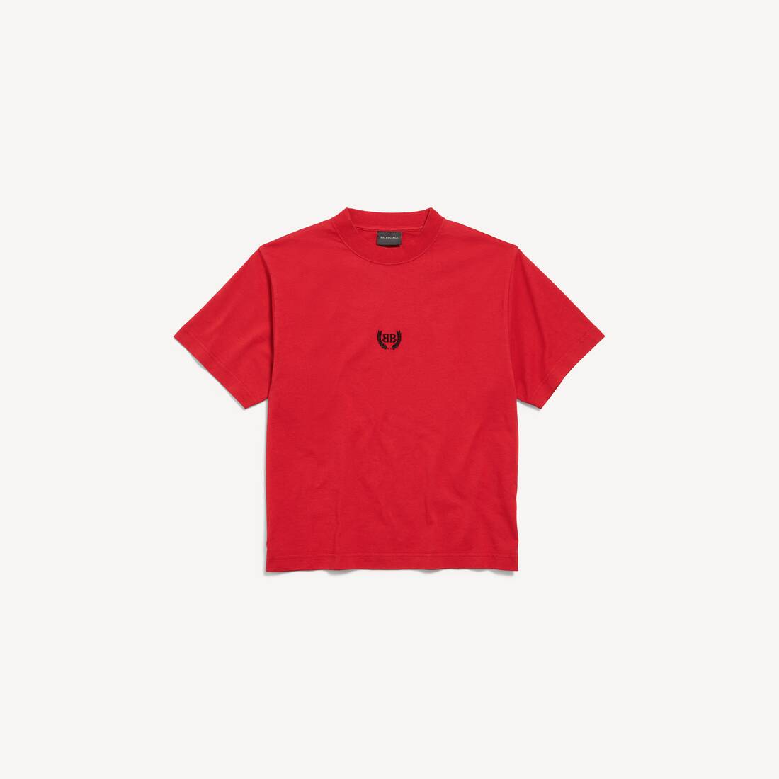Damas Laurel Classic T-shirt Medium Fit i rött/svart