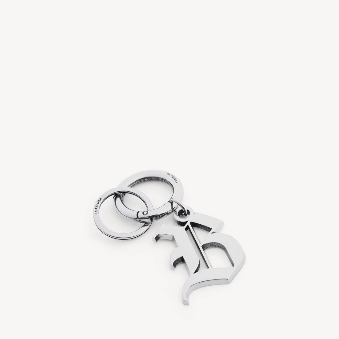 Melrose B nyckelring i antik silver