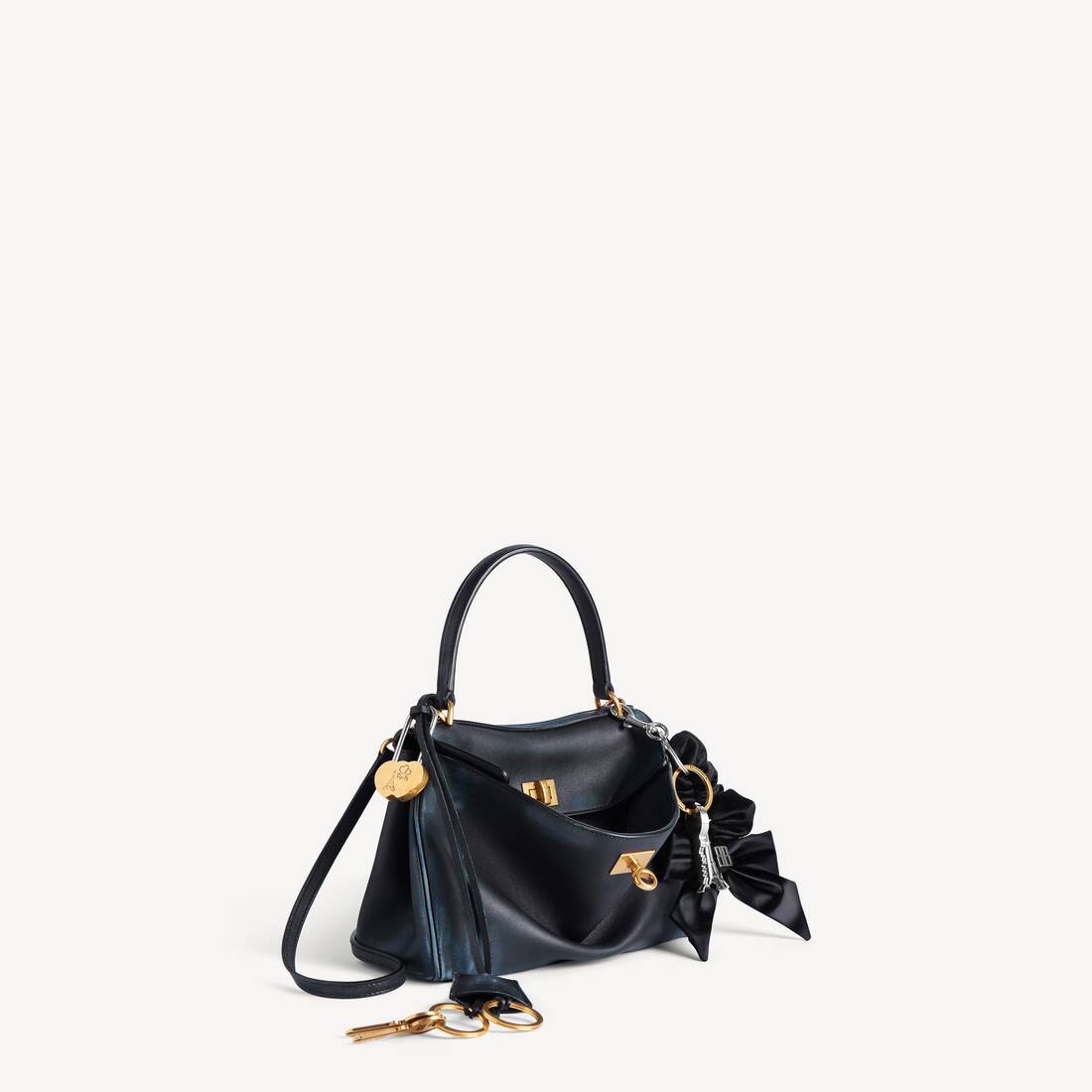 Damkassett Rodeo Handbag Mini med charm i havblått