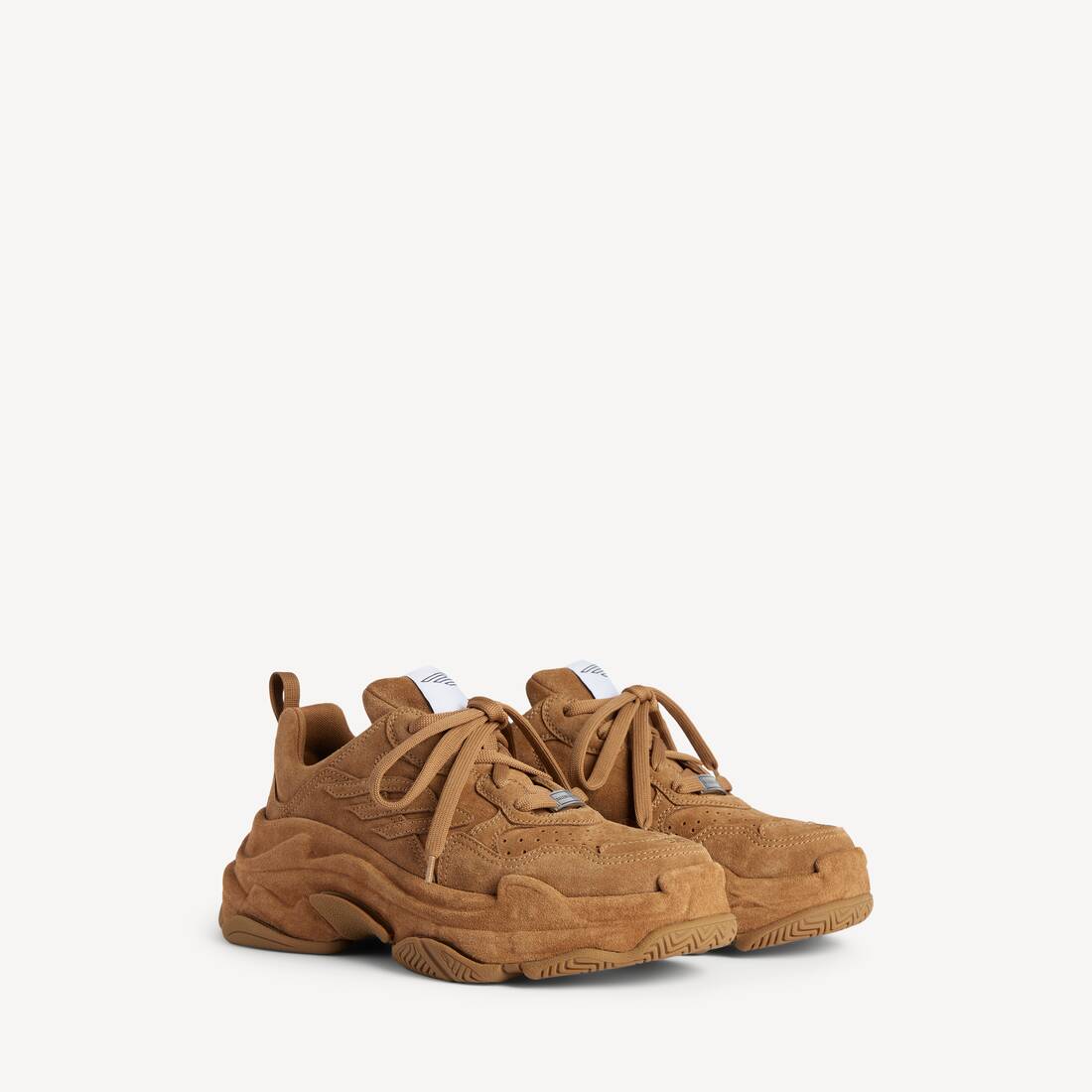 Damas Triple S Sporty Suede Sneaker i brunt